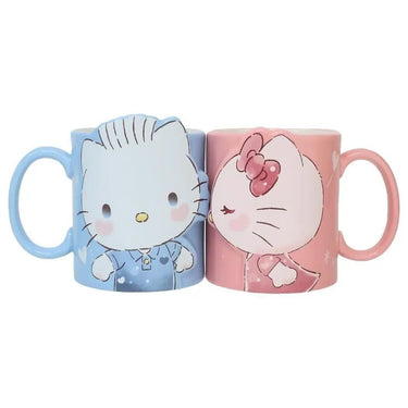 Sanrio Kiss Pair Mug Set - Dear Daniel & Hello Kitty - Kawaii Toys